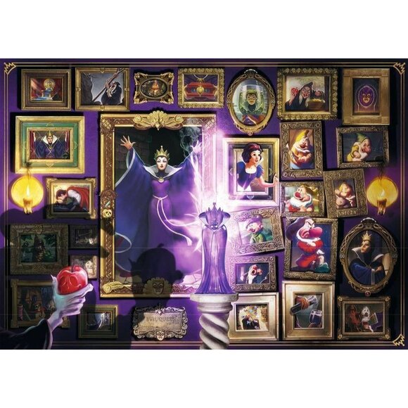 NEW Ravensburger Disney Villainous EVIL QUEEN 1000 PC Snow White FACTORY SEALED - Picture 7 of 8